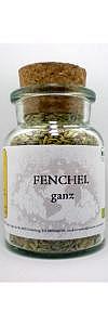 Fenchel ganz Bio im Korkenglas