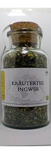 Kräutertee mit Ingwer Bio im Korkenglas
