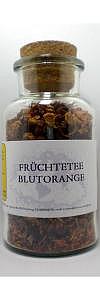 Früchtetee Blutorange im Korkenglas
